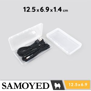 Tempat / Kotak Plastik PP Penyimpanan Serba Guna / Plastic Storage Box 12.5 x 6.9 x 1.4 / 125 x 69 x 14 cm Samoyed BX-SJ-1256914 (Kartu / Aksesoris / Pernak-Pernik / Perlengkapan / Peralatan Seni / Jahit)