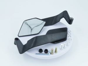 Wind Wing Rotating Side Mirror V5 Alloy Stem Universal 14*8Cm Wide View Stealth Mirror