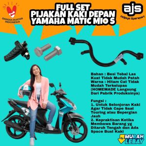 Pijakan Pinjakan Ijakan Injakan Kaki Bastep Barstep Bostep Step Pustep Postep Footstep Postep Depan Motor Yamaha Mio S