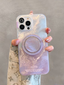 Apple 16 17 pro Max Gradient Tin Paper Pattern Magnetic Absorption Phone Case Simple Ins Style Protective Shell for Apple Phones