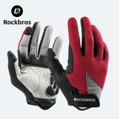 RockBros | Găng Tay Chạm Màn Hình Dành Cho Đạp Xe Ngón Bán Dài