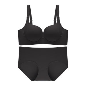 JIAZINI | Slim Fit Breast Enhancing Gather Bra Seamless Back Smoothing Thin Summer