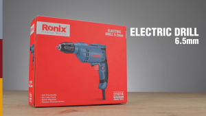 Ronix Tools 2107A Premium Quality German Technology 400W High Speed Electric Drill 6.5mm Keyless Chuck 4300RPM Variable Speed Forward Reverse Rotation Compact Lightweight Corded Drill for Woodworking Metalworking DIY Home Improvement Power Tools |