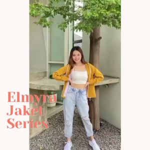 Elmyra Jaket Series - Jaket Parasut Hoodie Wanita by Hemline Project