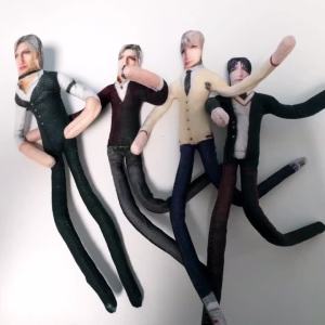 Bandai | Love And Deepspace Xavier Zayne Rafayel Sylus Cosplay Sang Trọng Búp Bê Bông 25Cm Có Thể Xoắn Hình Trang Trí Phòng Anime Hình Quà Tặng Cho Người Hâm Mộ