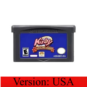 Bandai | Kirby 32-Bit Game Card GBA Game Video Game Cartridge Console Card Emerald Amazing Mirror Dream Land Classic Game Collection