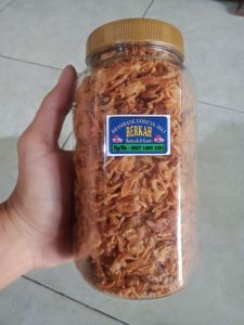 Bawang Goreng Asli BERKAH Original Kualitas SUPER PREMIUM Homemade ±200gram Kemasan Toples