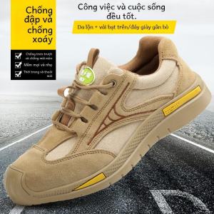 Mens Safety Shoes Anti Crush And Piercing Work Shoes Summer Anti Odor Breathable Steel Toe Construction Electric Welding Insulated Lightweight