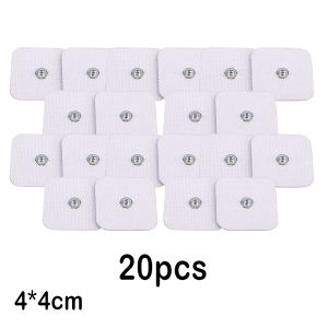 10/20 PCS EMS Pulse Electrode Gel Patches Replacement Massage Stickers for TENS Muscle Stimulator Body Slimming Accessory