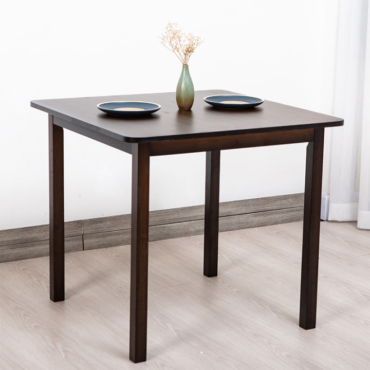 Simple Modern Small Square Table Solid Wood Living Room Square Dining