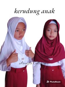 Bergo Jilbab Instan Anak Sekolah Size S