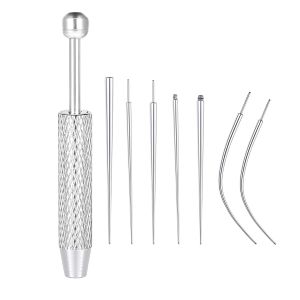 5/6/8PCS Titanium Insertion Pin Taper for Threadless Jewelry Nostril Piercing Taper Push in Earrings Body Piercings Tool