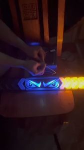 Đèn xi nhan cản sau 12v 24v siêu mắt led xi nhan báo phanh nhựa cao cấp chống nước lắp cho xe ô tô