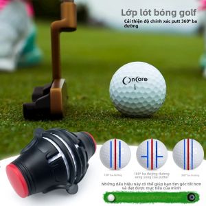 Mẫu Bút Đánh Dấu Bóng Golf Xoay 360 Độ - Cải Thiện Độ Chính Xác Khi Đánh Gạt Bóng Hỗ Trợ Định Vị Cho Người Chơi Golf