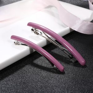 Large Size Hair Clips Spring Loaded Ponytail Holders Simple Long Hair Cards Headwear Horizontal Clips Fashionable Hair Accessories