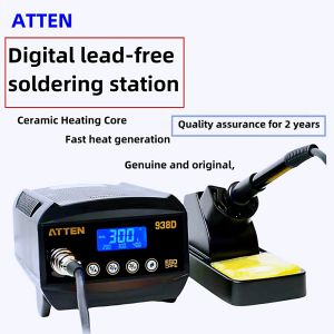 ATTEN soldering iron AT938D industrial grade digital display anti-static thermostatic soldering station AT989D soldering tool kit factory direct quality assurance 2 years