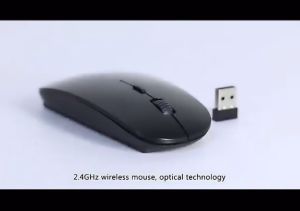 2.4G wireless Mouse bluetooth for PC Laptop super slim