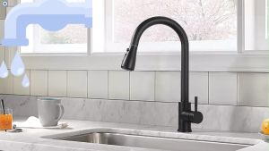 304 Stainless Steel Pull Out Kitchen Sink Water Tap Deck Mounted Mixer Stream Sprayer Head Hot Cold