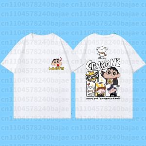 52TOYS | Crayon Shin-chan 2026 Summer Brand Family Matching T-shirts 100% Cotton Family Matching Tees Short Sleeve Parent-Child Tees Y2k