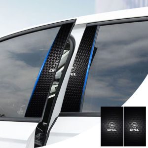 Car B Pillar Stickers Door Pillar Decoration car Accessories For Opel Corsa Insignia Karl Astra Crossland X Mokka Combo Cascada