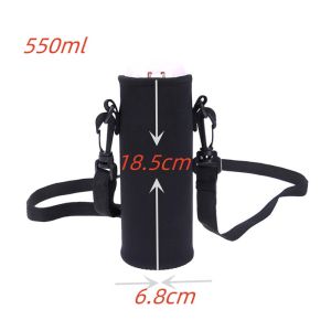 Multi-size Sport Water Bottle Case Insulated Bag Bottle Carrier Bag with Shoulder Strap Outdoor Water Bottle Carrier Pouch Cover