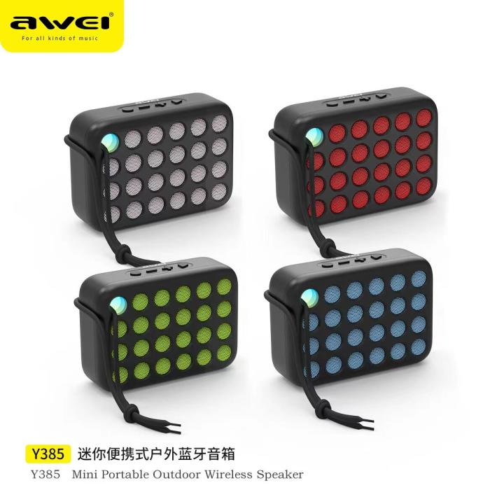 Awei Y385 Wireless bluetooth portable speaker RGB flashing light