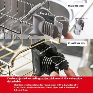 Bay gấu có thể điều chỉnh thép không gỉ cho nhà bếp Vòi tổ chức để dễ dàng cài đặt