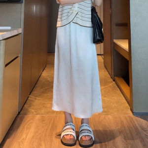 MEITESIJIAONU | Silk A-Line Half Skirt