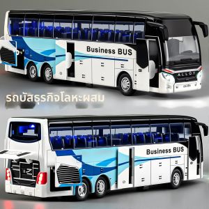 CHEZHI | Large Alloy Double-Deck Bus Toy Car