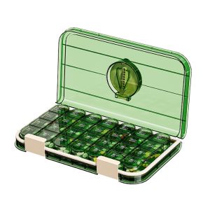 MEIZHUFU | 7 Days Weekly Pill Organizer Portable Medicine Box