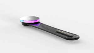 SG Car charger magnetic wireless charging 15WBendable Phone Holder Stand Fast Charging For iPhone With LED Light