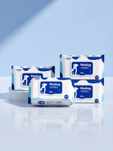 MAIDUGE | Pet Cleaning Wipes for Cats and Dogs Tear Stain Removal 80 Sheets