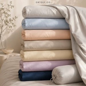 MY Ready Stock MIST GREY AirSilk™ | Silky Soft Cooling 40cm Fitted | Comforter Set | Bolster Set
