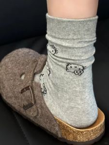 Gray Series! Kitty WA in Autumn ~ Love Love Plaid Lazy! Too Suitable for Matching Birkenstock