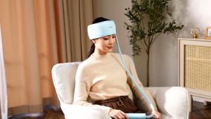 Philips PPM1321 Headband Massage Airbag 360 Alat Pijat Kepala Elektrik Refleksi Terapi Kesehatan Penghilang Stres Pusing Relaksasi Dirumah Kantor