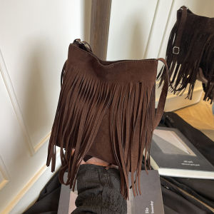 Túi Đeo Chéo Vải Nỉ Phong Cách Mỹ Thời Trang Mới 2025 Túi Đeo Vai Mềm Màu Trơn Nhỏ Cho Thanh Thiếu Niên Thường Ngày