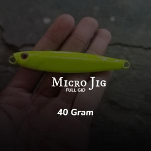 Metal Jig 40 Gram Full GID  Umpan Metal Jig UV Neon 40gr 40grm Micro Jig 40g 40gram 40 g 40 gr 40 gr