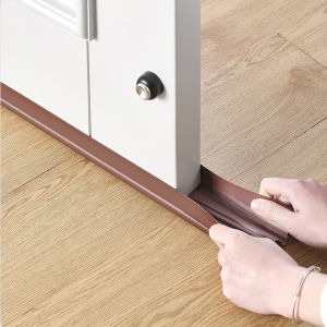 Door Bottom Seal Strip Weather Anti-Collision For Doors Draft Stopper Window Rubber Seal Self Adhesive Door Sweep PVC Door Seam Sealing Strip