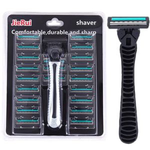 Multiple Blade Heads Can Be Replaced With Two Layers of Old Manual Shaver Disposable Manual Shaver Razors for Shaving Men