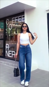 (COD BAYAR DITEMPAT) Celana Kulot Jeans Rawis Snow/ Celana Kulot Jeans/ Celana Boyfriend Snow