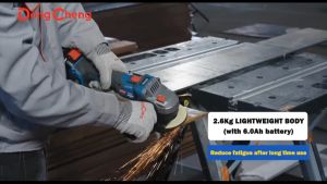 Dong Cheng DCSM04-100 20V 5.0Ah Cordless BrushLess Angle Grinder Mesin Grinder Mesin Potong Besi Bateri