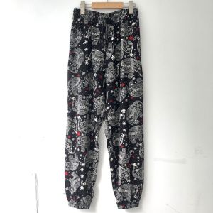 กางเกงโยคะทรงหลวมเอวสูงผ้าฝ้ายสำหรับผู้หญิง กางเกงขายาวทรงหลวมชายหาด ทรงหลวม ป้องกันยุง กางเกงขายาวทรงหลวมสำหรับผู้ชาย