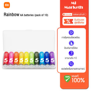 Xiaomi Zim 10ชิ้น/ล็อต ถ่าน AA/AAA ถ่านอัลคาไลน์ 2900 mAh บริษัท Xiaomi ZMI ถ่าน Super Battery ถ่าน ZI7 / ZI5