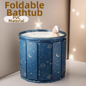 Folding Bathtub for Full Body Bathing and Swimming