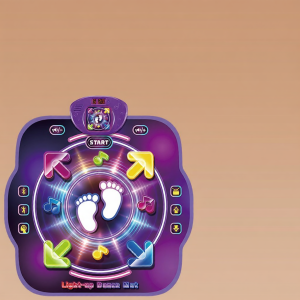 Dual-Player Wireless No-TV Dance Pad