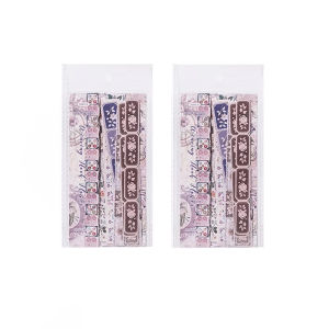 Mr.Paper 2 Gói Dải Dài Giấy Kraft Trắng Dán Cho DIY Tạp Chí Scrapbooking Nhật Ký Cắt Dán-Thẻ Cứng Trang Trí Vật Dụng