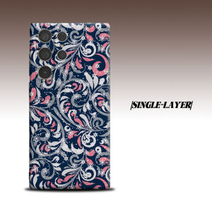 BILIBILI | Winter Snow Scroll For Samsung Galaxy S26 S25 S24 A56 A36 Dual Layer Luxury Fashion Full Lens Protective Case