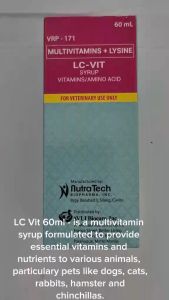 LC Vit 60ml Supports Overall Health & Vitality of Animals