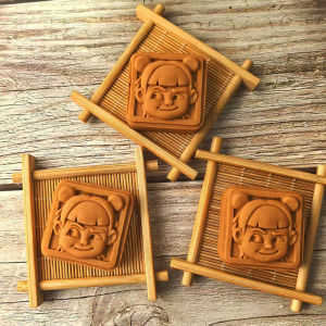 Naruto Cartoon Character Mooncake Green Bean Cake Purple Sweet Potato Yam Press Baking Kitchen Utensils DIY Baking Molds