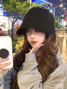 Womens Furry Fishing Cap Autumn Winter Warm Duckbill Hat Casual Versatile Face Slimming Hat Fashionable Street Style Cap